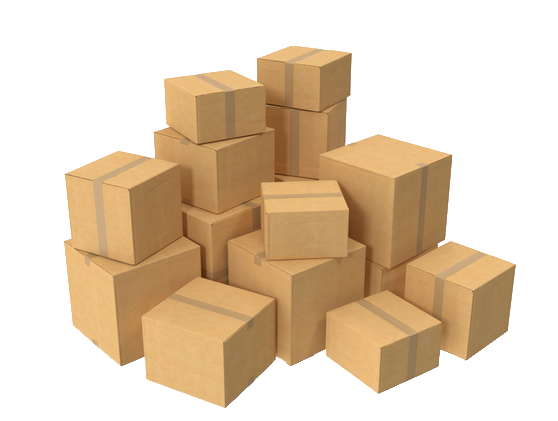Illustrated open packaging carton